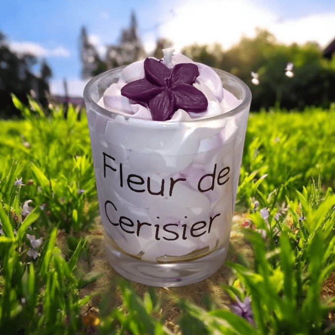 Bougie " Fleur de Cerisier"