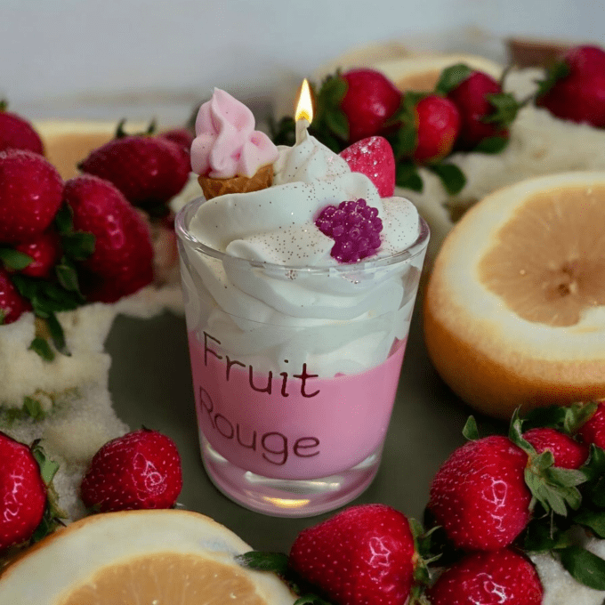 Bougie " Fruit Rouge" 
