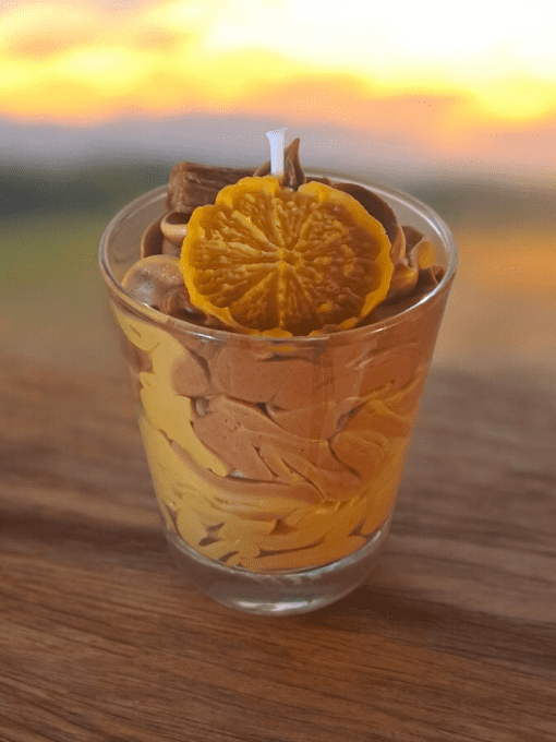 BOUGIE GOURMANDE " ORANGE ÉPICÉE " 