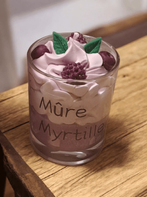 Bougie " Mûre Myrtille "