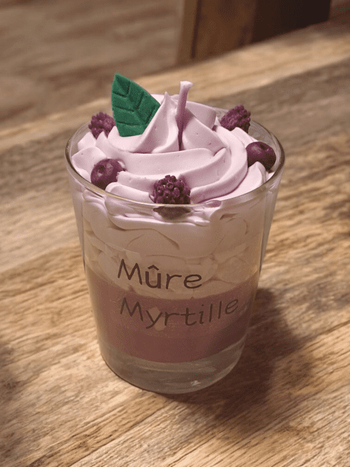 Bougie " Mûre Myrtille "
