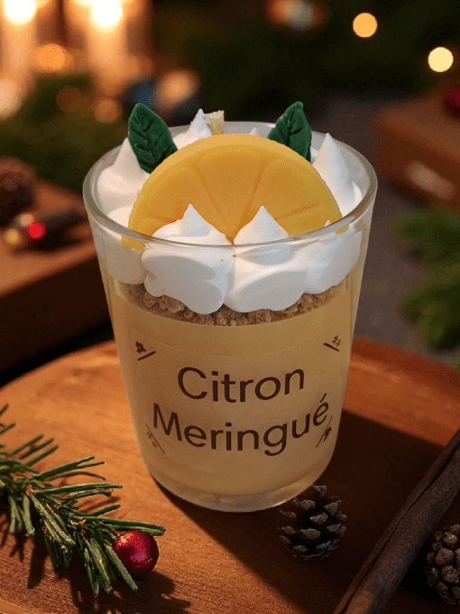 Bougie " Citron Meringué "