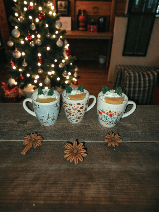 Bougie " Noël " Citron Meringué 