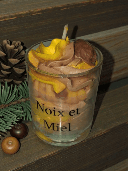 Bougie " Noix et Miel "